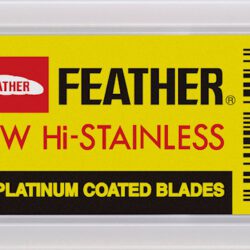 Feather Hi Stainless Double Edge Barberblad 81 S